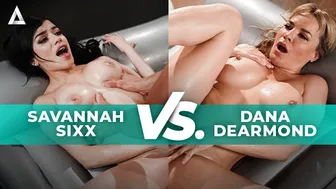 Μάχη μασάζ: Savannah Sixx προσπαθεί να νικήσει Dana Dearmond