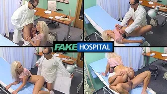 Η ξανθιά απατάει το μουνί της ανοίγει στο νοσοκομείο καθώς πηδάει τον γιατρό