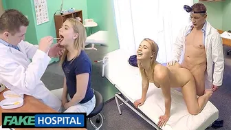 Fake Hospital - σέξι μασάζ μετατρέπεται σε ένα καυτό παιχνίδι μουνί με Violette Pink