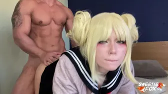 Himiko toga βαθύ λαιμό πιπιλίζουν και σκληρό γαμήσι σε cosplay