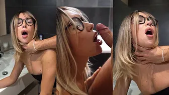 Κλέβεις με ξανθό MILF Stepmum στο μπάνιο ενώ GF στο επόμενο δωμάτιο