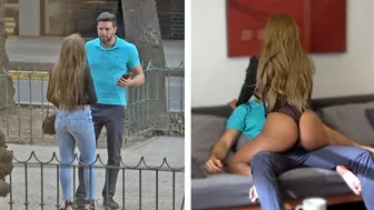 Το καυτό κορίτσι της Βενεζουέλας πλουτίζει με μαύρο στρινγκ