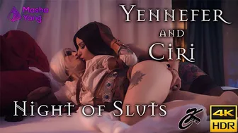 Masha yang νύχτα πόρνες εμπειρία σε yennefer και cri δέρμα