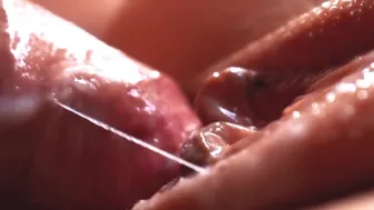 Αργό γαμήσι σε μακροεντολές: κρέμα γέμισμα μουνί