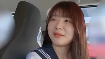 Kasumi-chan, ο καυτός δημοσιογράφος στο αυτοκίνητο είναι χάλια και χτυπάει το πουλί