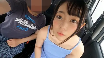 Μεγάλα μάτια και μικρό σώμα! 147 εκ. osaka mini girl sucksφάει και χτυπάει κόκορα κατά την οδήγηση