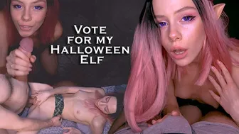 Ο Foxyelf, ο μικρός fae, ήθελε γλυκά για το Halloween, αλλά ψεκάστηκε στο πρόσωπό του