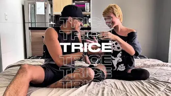 Qrozne recomenda - trice fuck casting με λευκό και μαύρο Latin ερασιτεχνικό