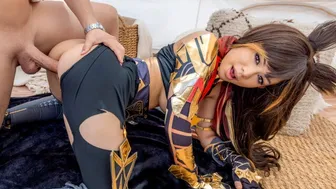 Σκάρλετ Αλέξης ως Dehya VR cosplay πορνό στον κόσμο της σύγκρουσης των genshin σε φυσική ποιότητα HD