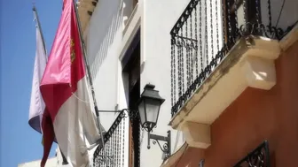 Ρούφα τις Samia Duarte και Aris Σκοτεινές κάλτσες και τακούνια