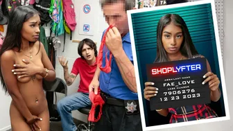 Shoplyfter Χριστούγεννα: Fae Αγάπη και ο αδελφός του γαμιούνται για την κλοπή κατάστημα
