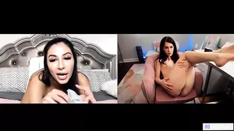 Έβελιν Κλερ και Γιάννα Dior έφηβος λεσβιακή κάμερα αυτο-ευχαρίστηση